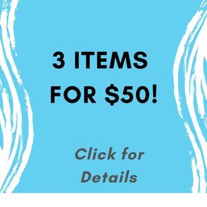 🔴 = 3 items for $50!